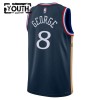 Dres Philadelphia 76ers Paul George Nike 2025-26 City Edition Navy Swingman - Dječji